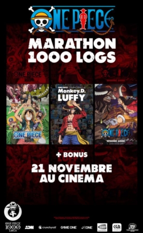 Soirée One Piece, 1000 logs au Cinéma Julien Maunoir le 21 novembre 2021